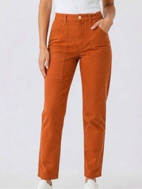 Big Bud Press Pencil Pants Burnt Terracotta Small 31” inseam